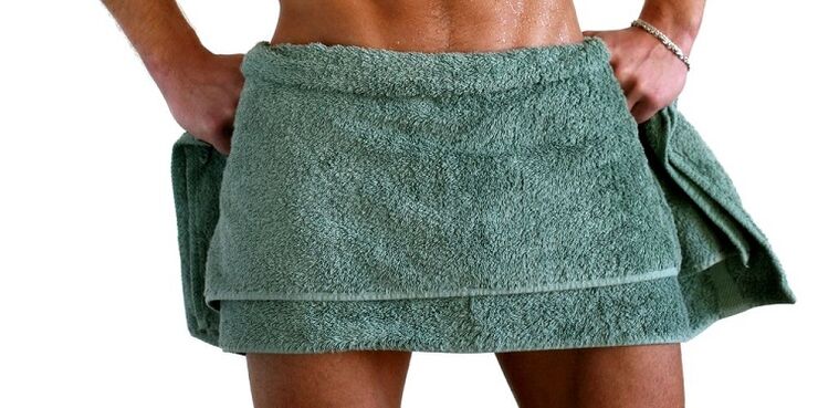 Erwärmen Sie den Penis vor der Massage, um ihn zu erhöhen